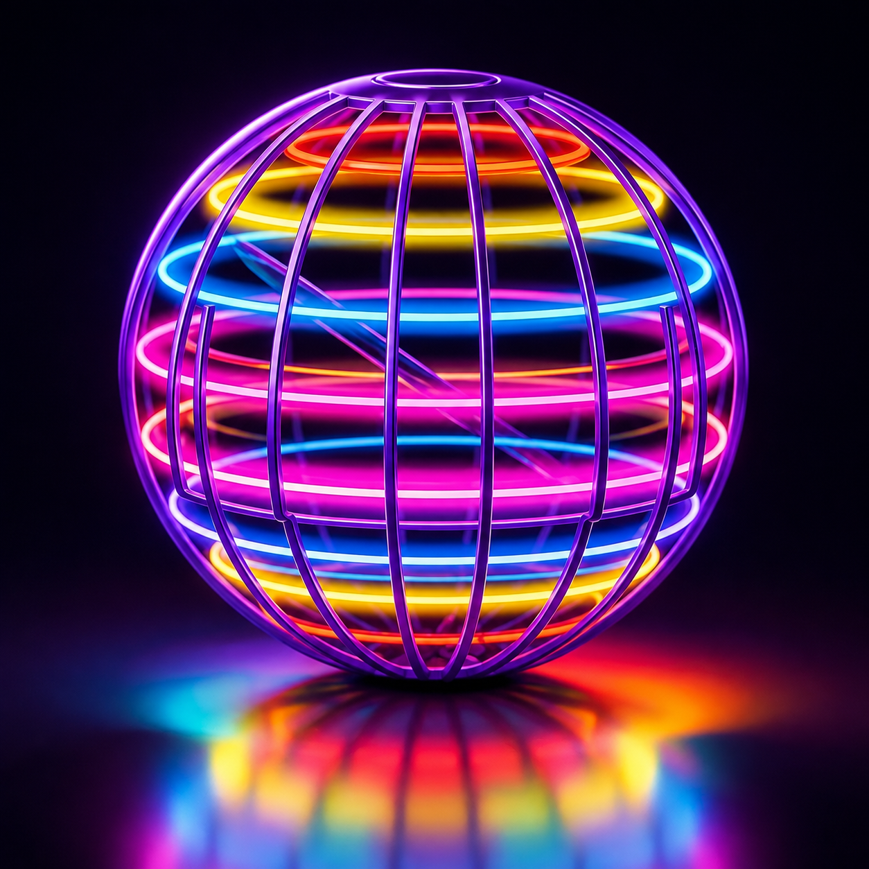 Flying Orb Ball — LED Boomerang Hover Toy