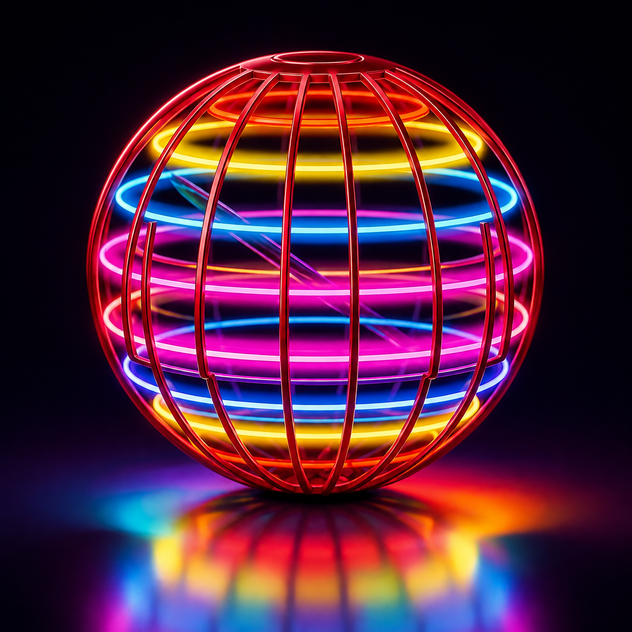 Flying Orb Ball — LED Boomerang Hover Toy