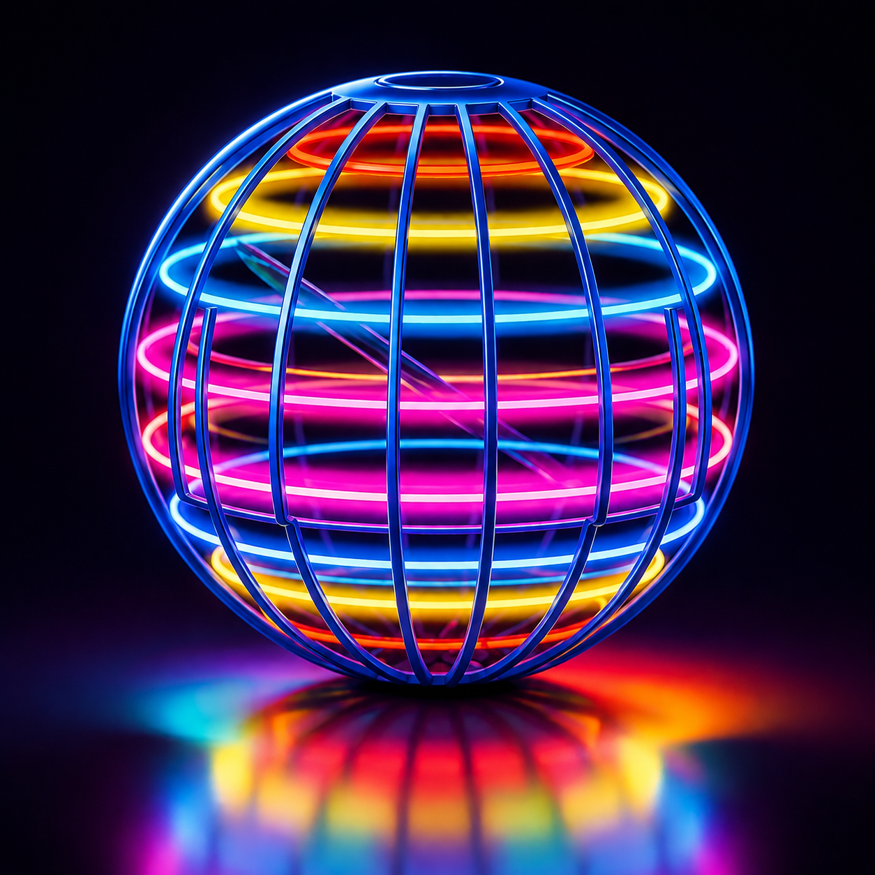 Flying Orb Ball — LED Boomerang Hover Toy
